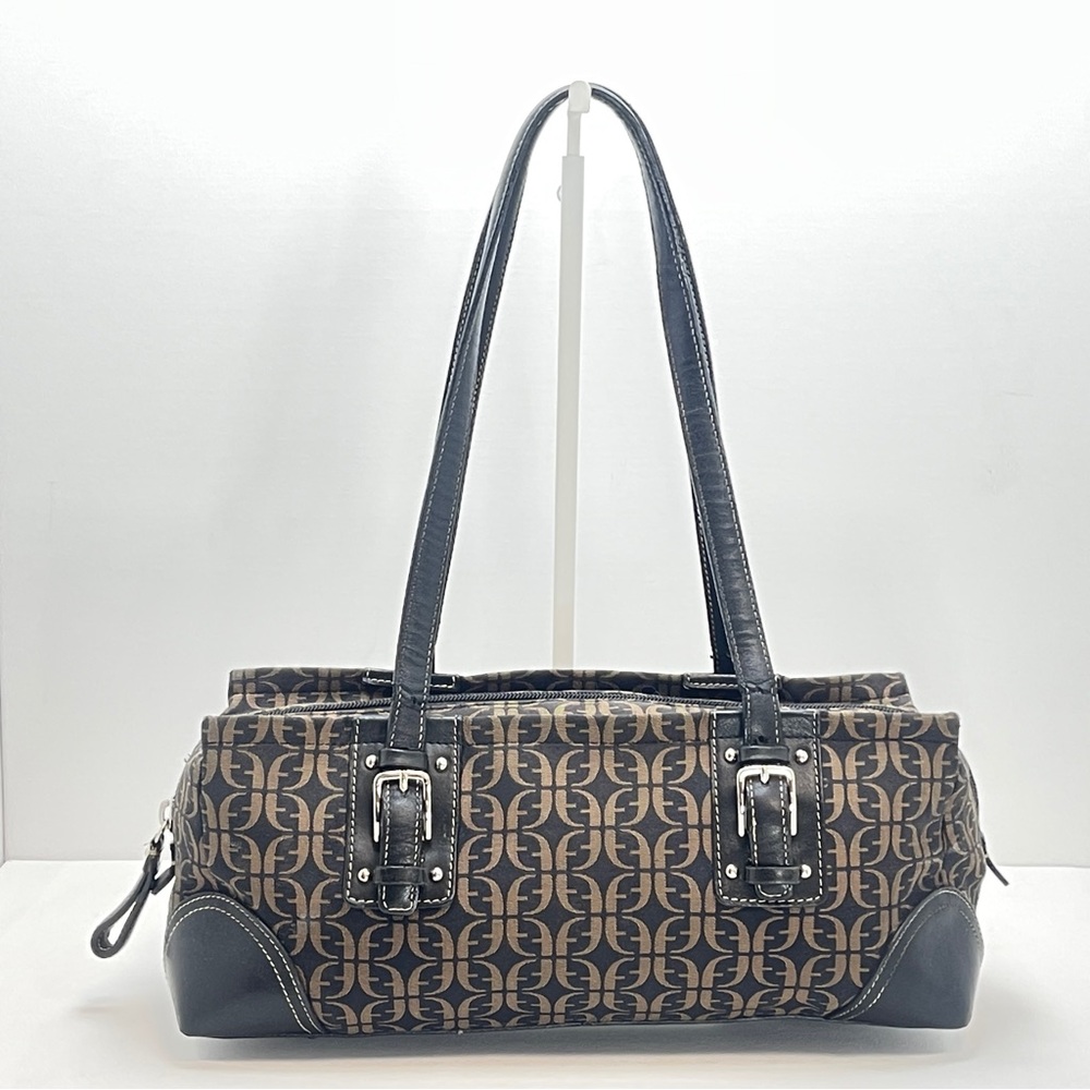 Fossil Vintage Baguette Jacquard Monogram Satchel - Picture 12 of 16